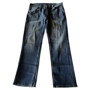 Levi's 514 Jeans Men's 38x32 Blue Denim Y2K Western Outdoor Cotton Travel EUC